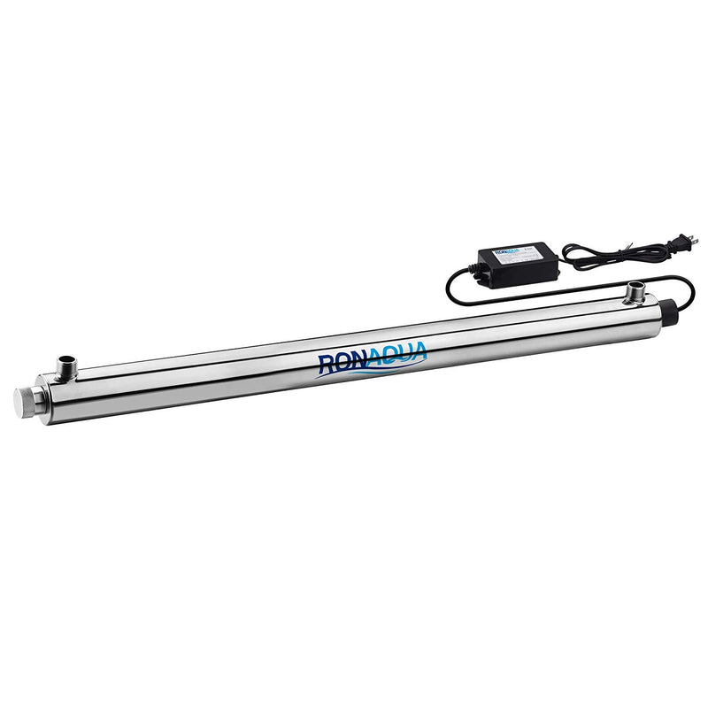 12 GPM 55-Watt Whole House Ultraviolet Water Sterilizer with 2 BONUS Replacement Bulbs