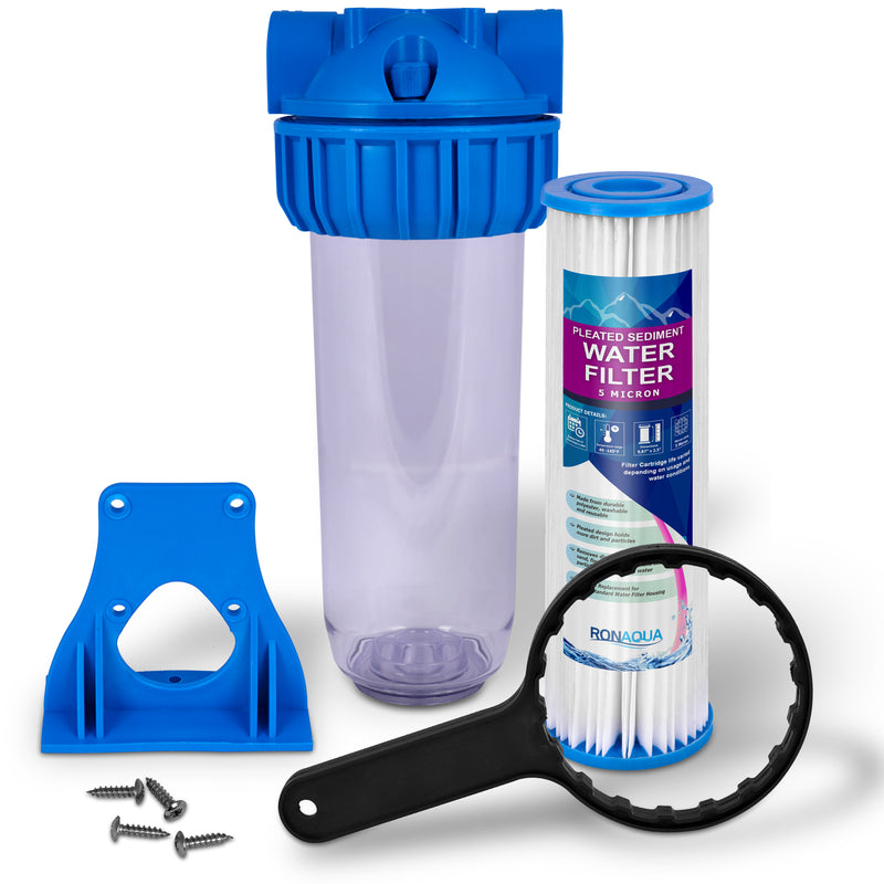 Standard Whole House Filter and pleated sediment