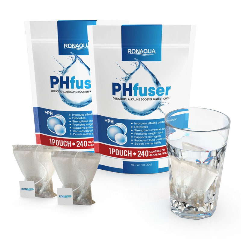 Pack of Two Ronaqua PHfuser Alkaline Water Filtration Pouches