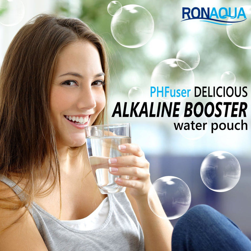 Ronaqua PHfuser Alkaline Water Filtration Pouch - Delicious Alkaline Booster for Your Health