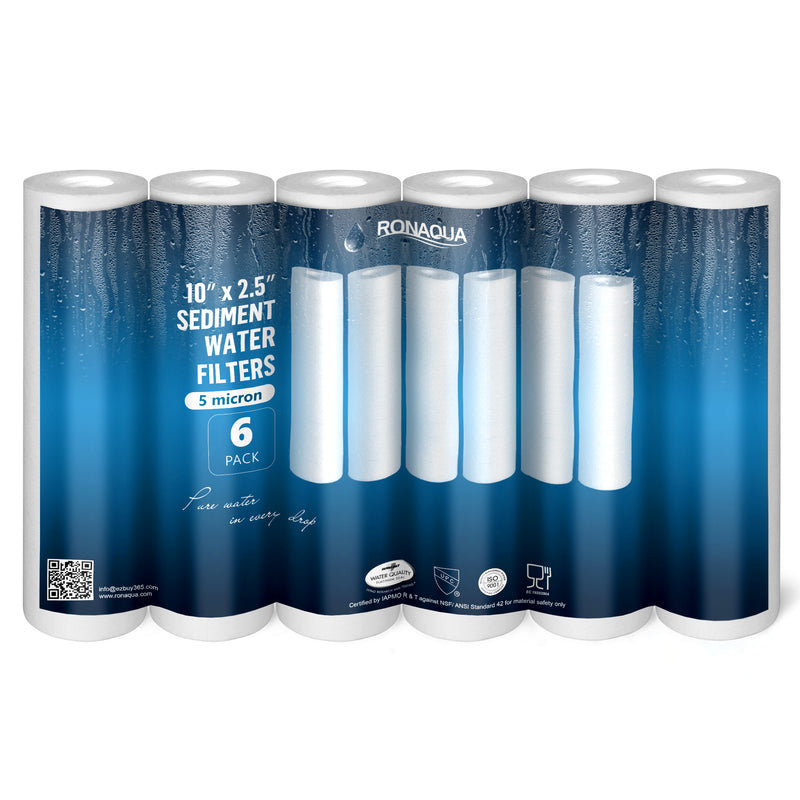 10 Inch 5 Micron Sediment Water Filter Cartridge with Four Layers of Filtration