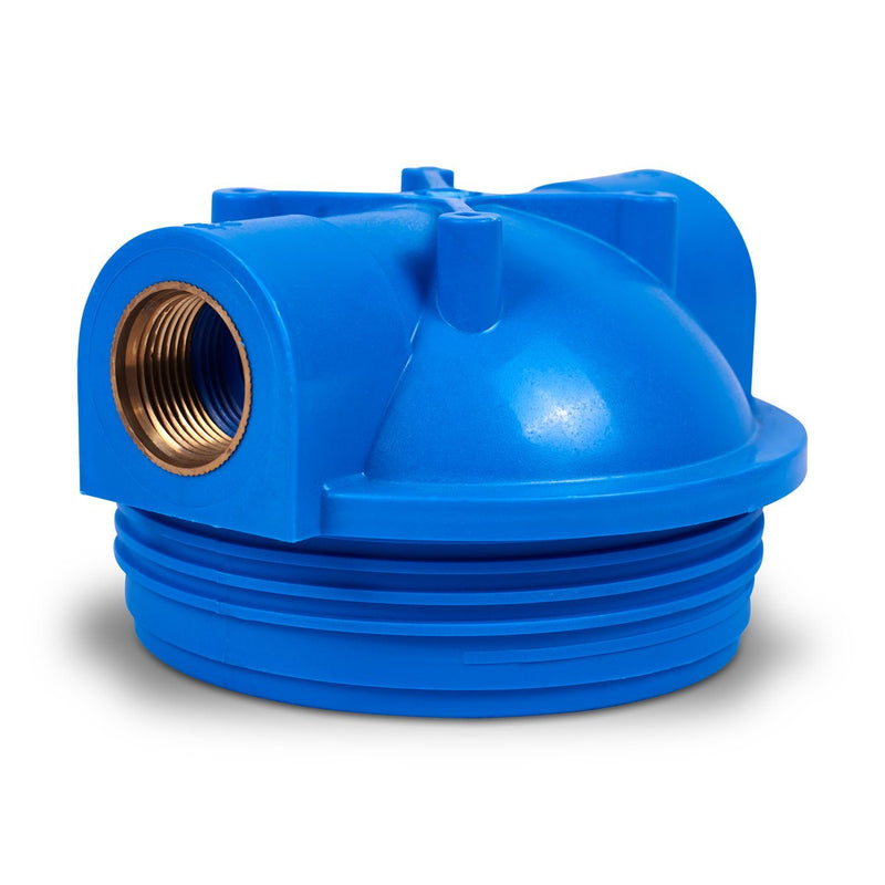 10 In. x 2.5 In. Transparent Whole House Water Filter Housing Cap