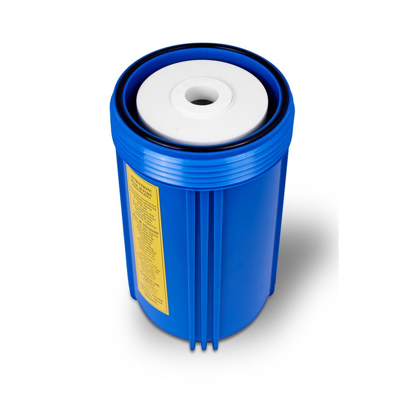 10 Inch Big Blue 5 Micron Activated Carbon Block Whole House Water Filter Housing, View 3