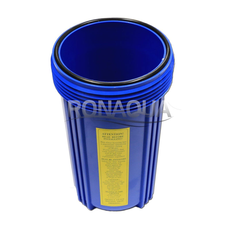 10 Inch Big Blue Whole House Water Filter Housing, View 3