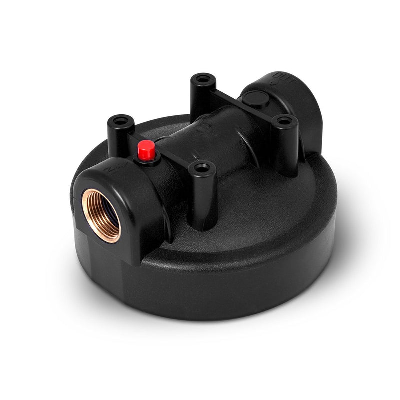 10 Inch Transparent 5 Micron Sediment Whole House Water Filter Housing Cap with Pressure Relief Button