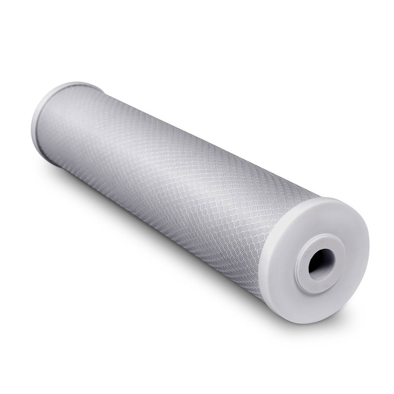 20 Inch Transparent 5 Micron Activated Carbon Block Whole House Water Filter Cartridge, View 2