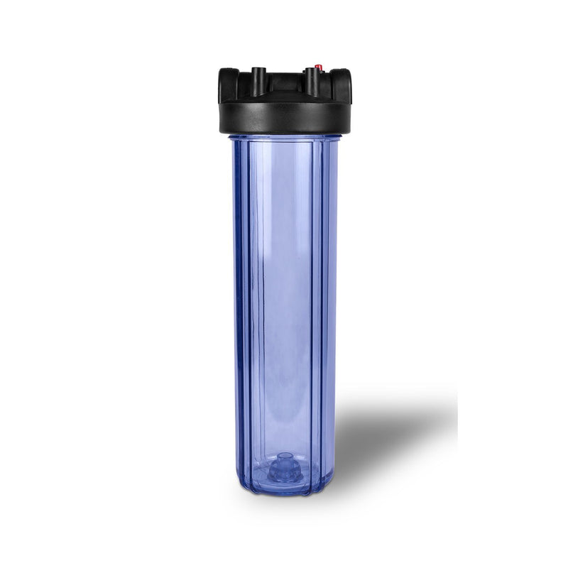 20 Inch Transparent 5 Micron Activated Carbon Block Whole House Water Filter Housing