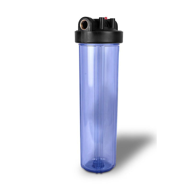20 Inch Transparent 5 Micron Activated Carbon Block Whole House Water Filter Housing, View 2