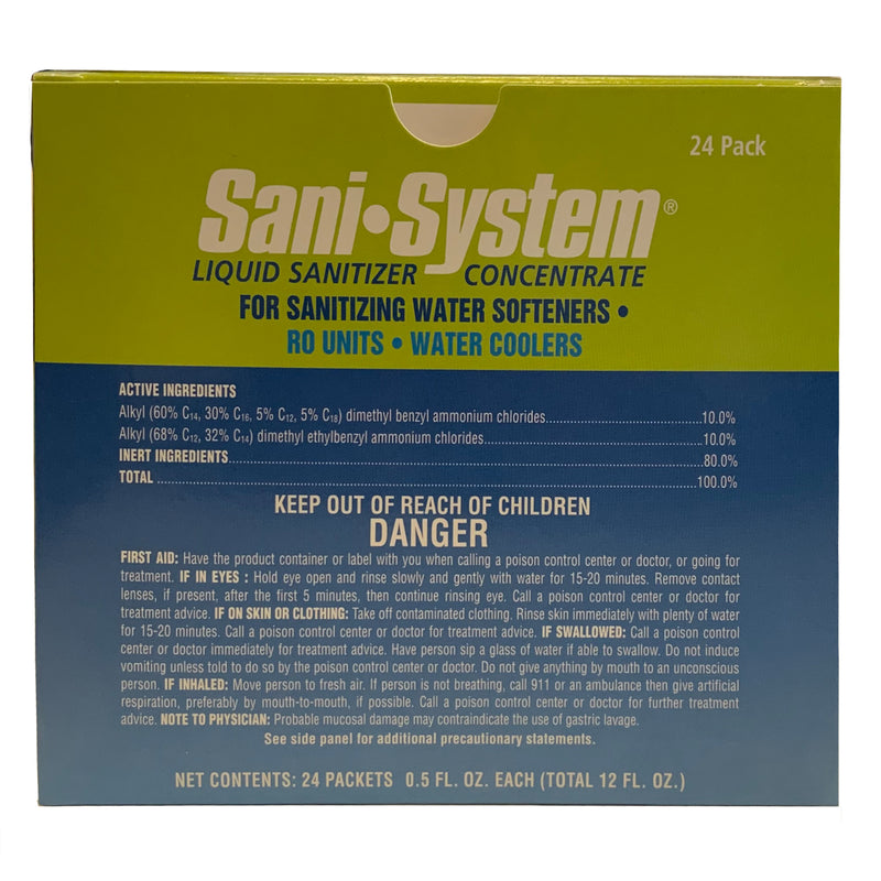 Pro Products SANI-SYSTEM SS24WS Liquid Sanitizer Concentrate for WATER SOFTENER