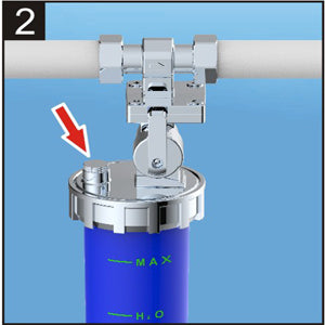 Polyphosphate Feeder Scale Inhibition Whole House Inline System to Correct Harms Caused By Inorganic Groundwater Impurities Helps Avoid Scale Accrual on Water Heaters and Boilers Vertical Connection