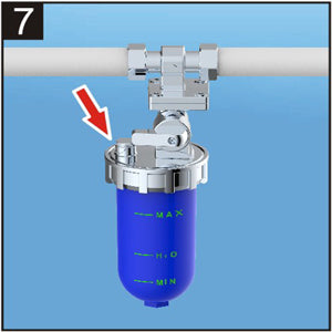 Polyphosphate Feeder Scale Inhibition Whole House Inline System to Correct Harms Caused By Inorganic Groundwater Impurities Helps Avoid Scale Accrual on Water Heaters and Boilers Vertical Connection