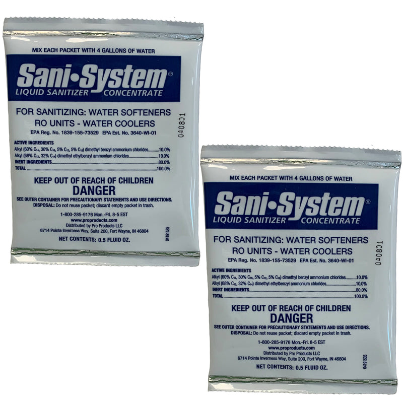 Pro Products SANI-SYSTEM SS24WS Liquid Sanitizer Concentrate for WATER SOFTENER