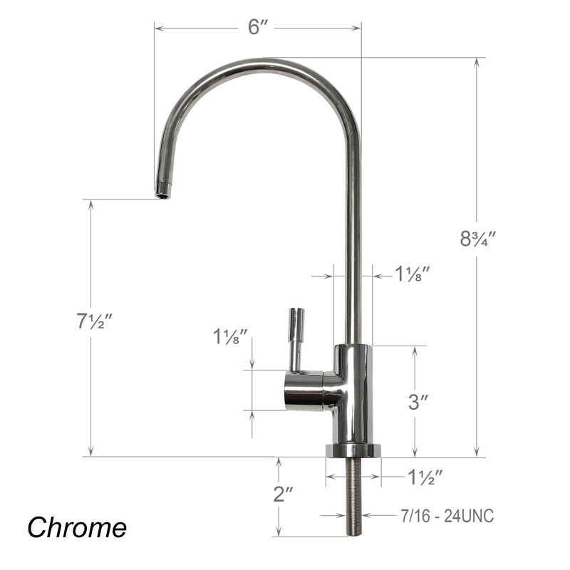 Drinking Water Faucet Dimensions