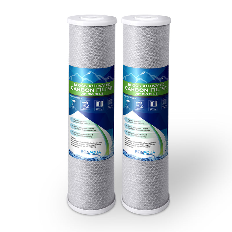 carbon water filter pack