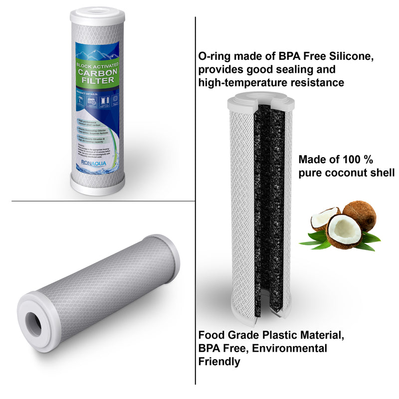 2 Stage Under Sink Drinking Water Filtration System Lead-Free Chrome Faucet Removes Chlorine & Yearly Supply (2 Extra) CTO & (3 Extra) PP Sediment Cartridges 5 Mic, Meets NSF Standards & Regulations