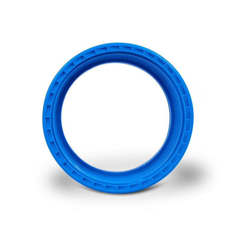 Dual 10 Inch 5 Micron Sediment and Carbon Block Whole House Water System Housing Cap Ring, Bottom View