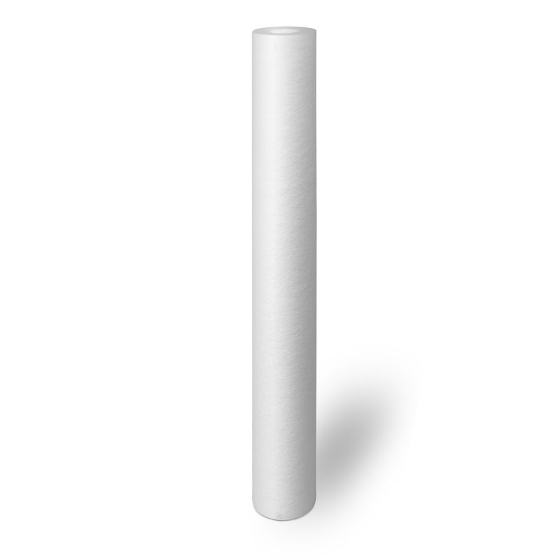 Standard Whole House Melt-blown Four Layers Filtration Polypropylene 5 Micron Sediment Filter 20” x 2.5” Fits 20” x 2.5” Housings. Compatible with FPMB5-20, FPMB520, SDC-25-2005/4, VX05-20